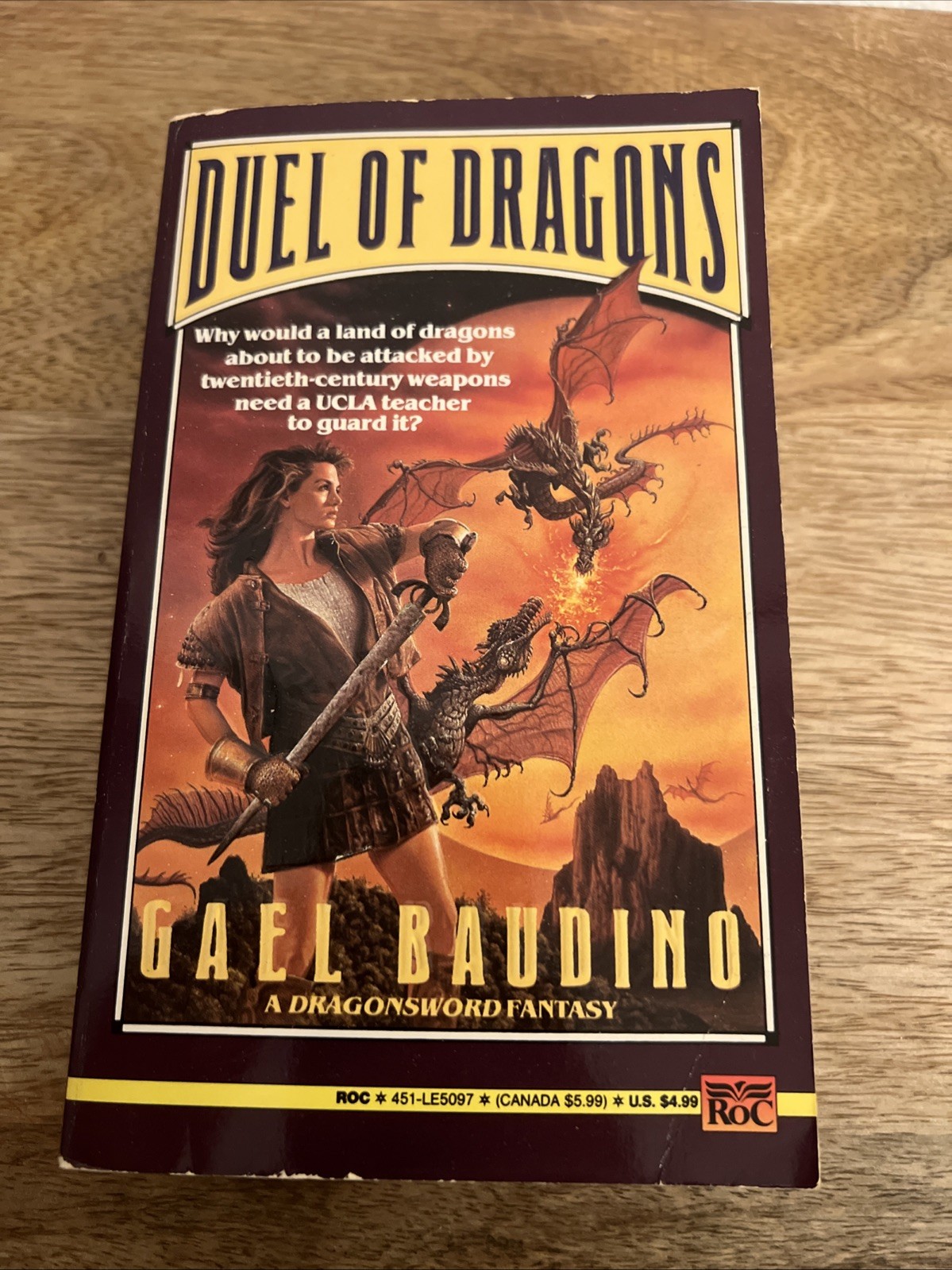 Duel Of Dragons Gael Baudino Paperback Book 1991
