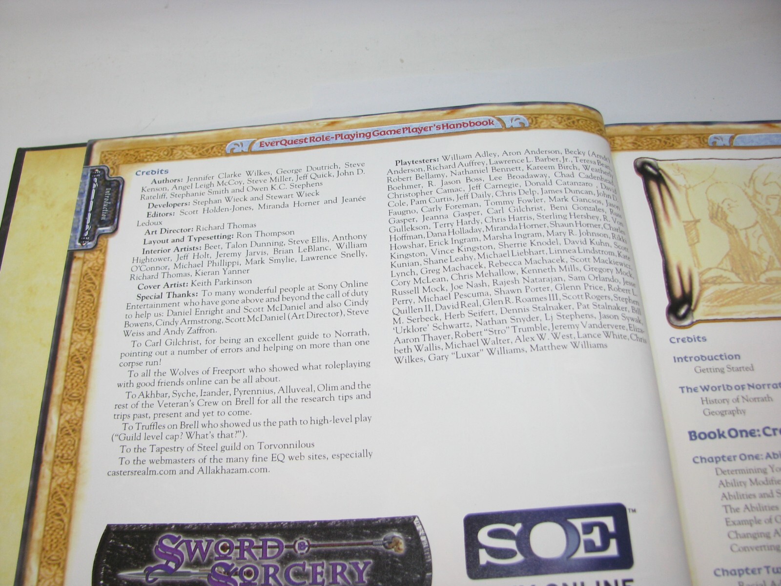 EverQuest – Sword & Sorcery Role Playing Game Player’s Handbook White Wolf 16500