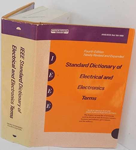 IEEE Standard Dictionary – Hardcover, by Institute of Electrical – Very Good b