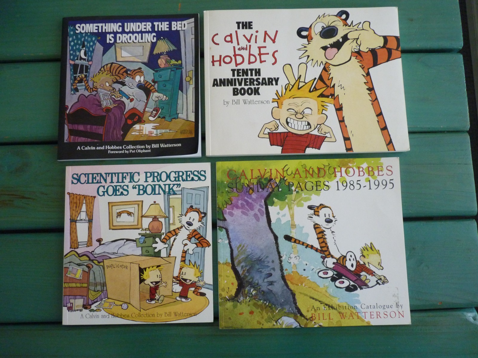 Calvin and Hobbes Set of (4) Books by Bill Watterson Softcovers