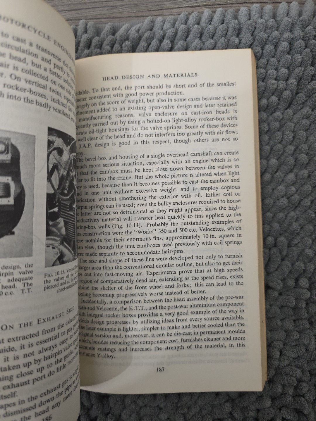 Motorcycle Engineering – P. E. Irving – Clymer Publications – Good 1962 HC