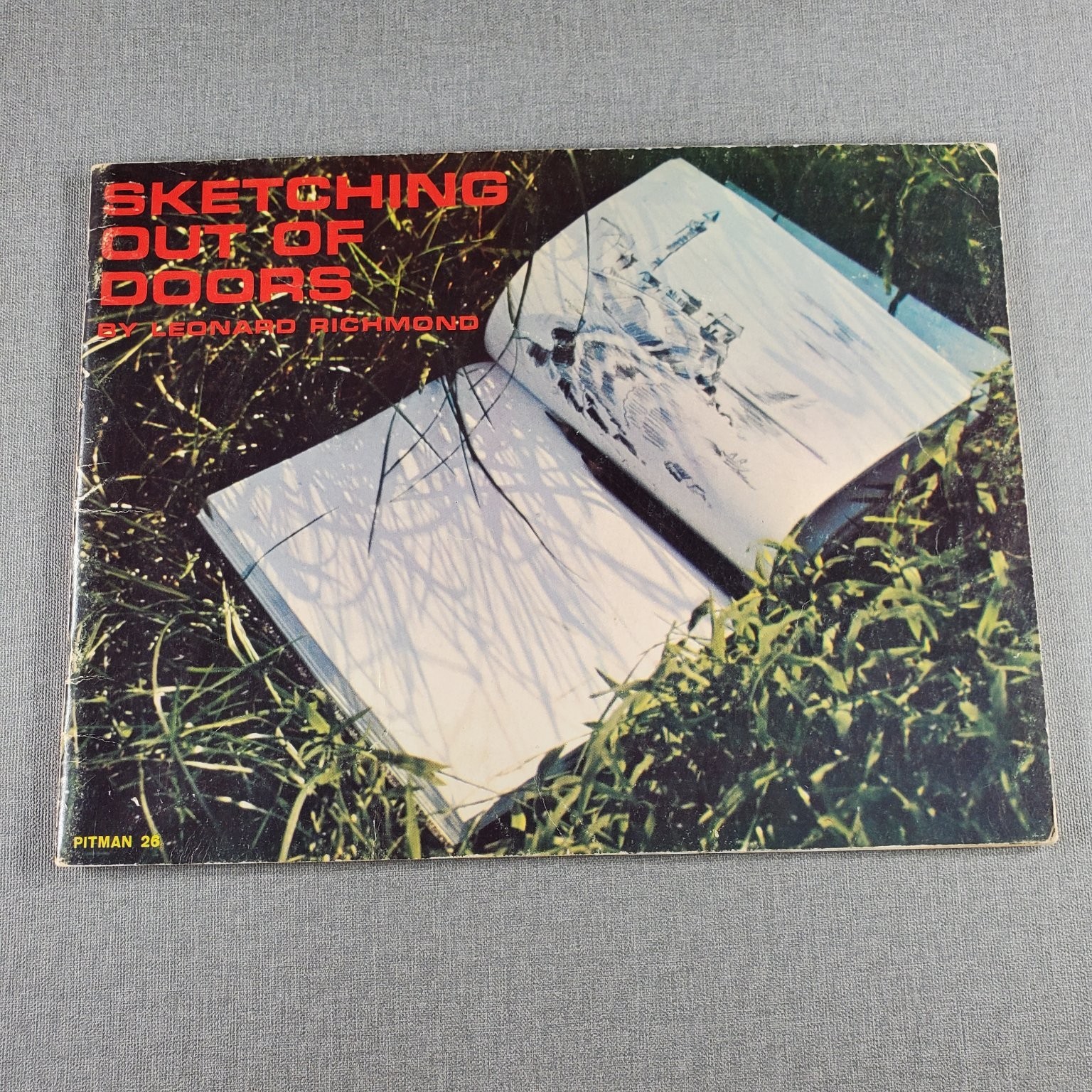 Sketching Out Of Doors Leonard Richmond 1954 Art Instruction Pitman