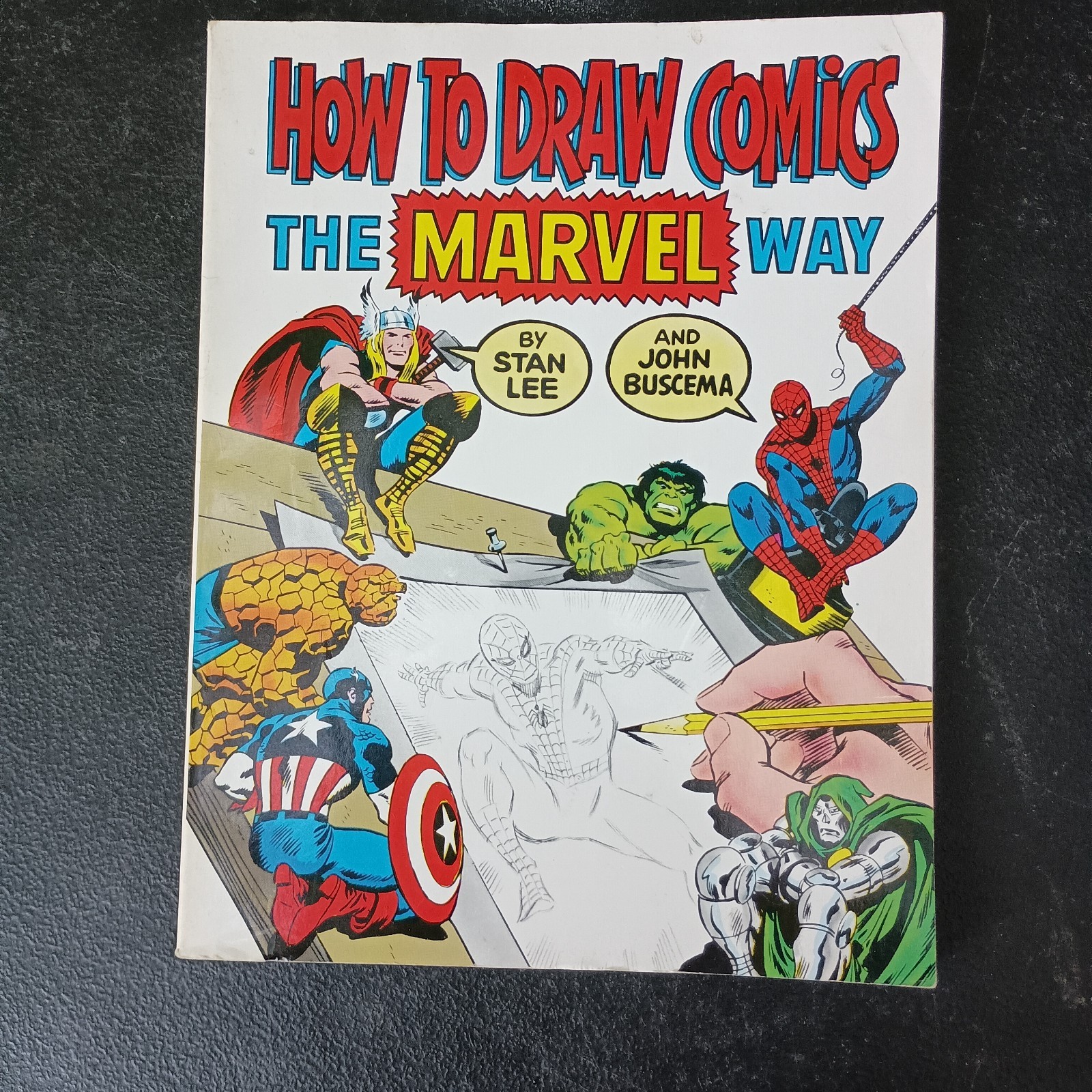 How to Draw Comics the Marvel Way (Fireside, 1984) by Stan Lee John Buscema Good