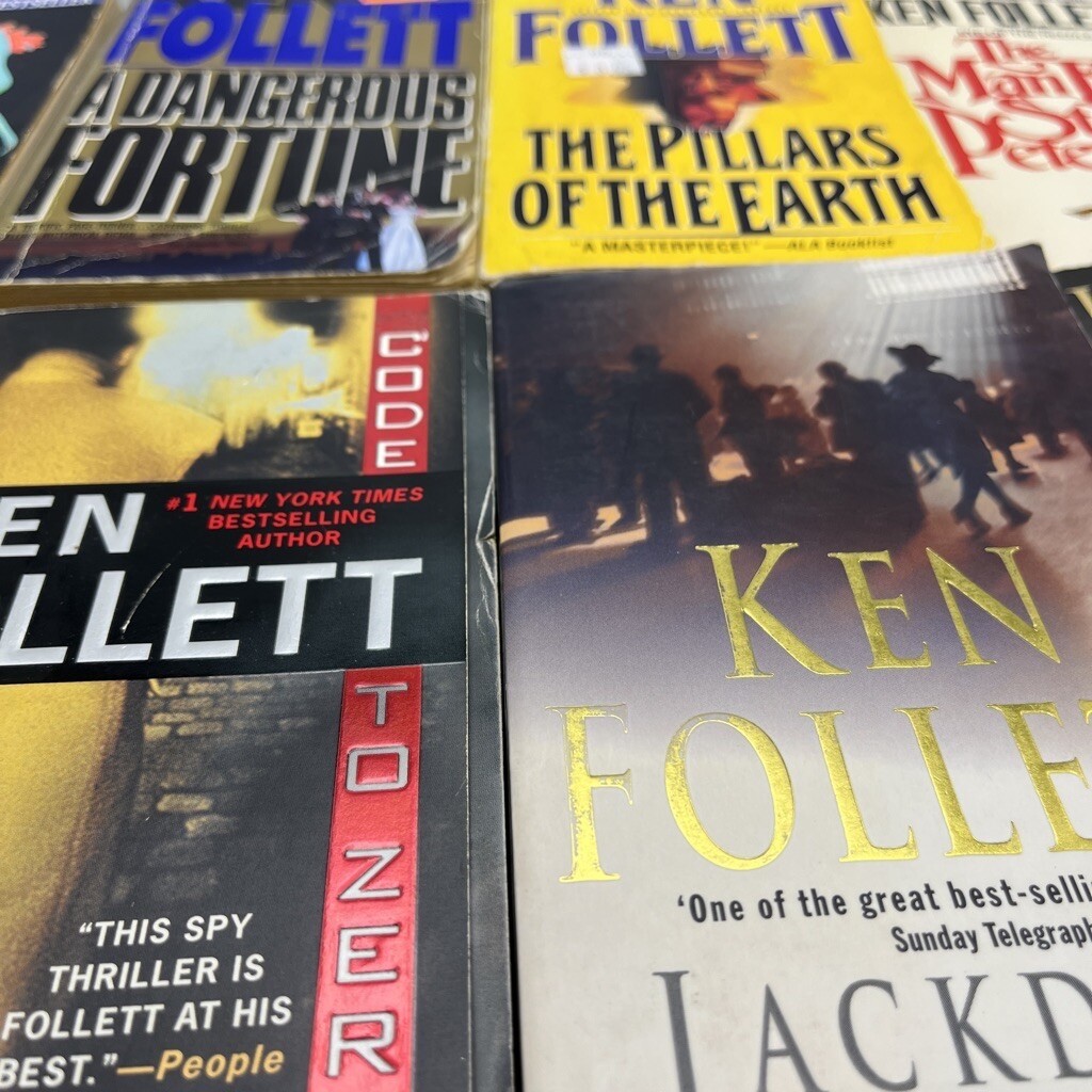 Ken Follett Paperback Books – Pillars of the Earth – Build a Custom Bundle Lot