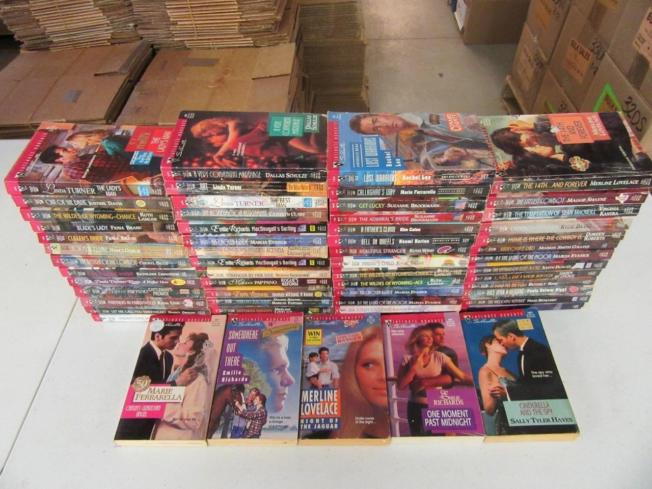 BIG Lot (59) Vintage SILHOUETTE INTIMATE MOMENTS SERIES Books Novels RUTH LANGAN