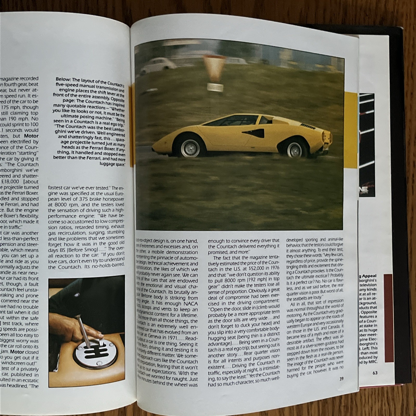 LAMBORGHINI COUNTACH By Graham Robson – Hardcover Book. Complete!