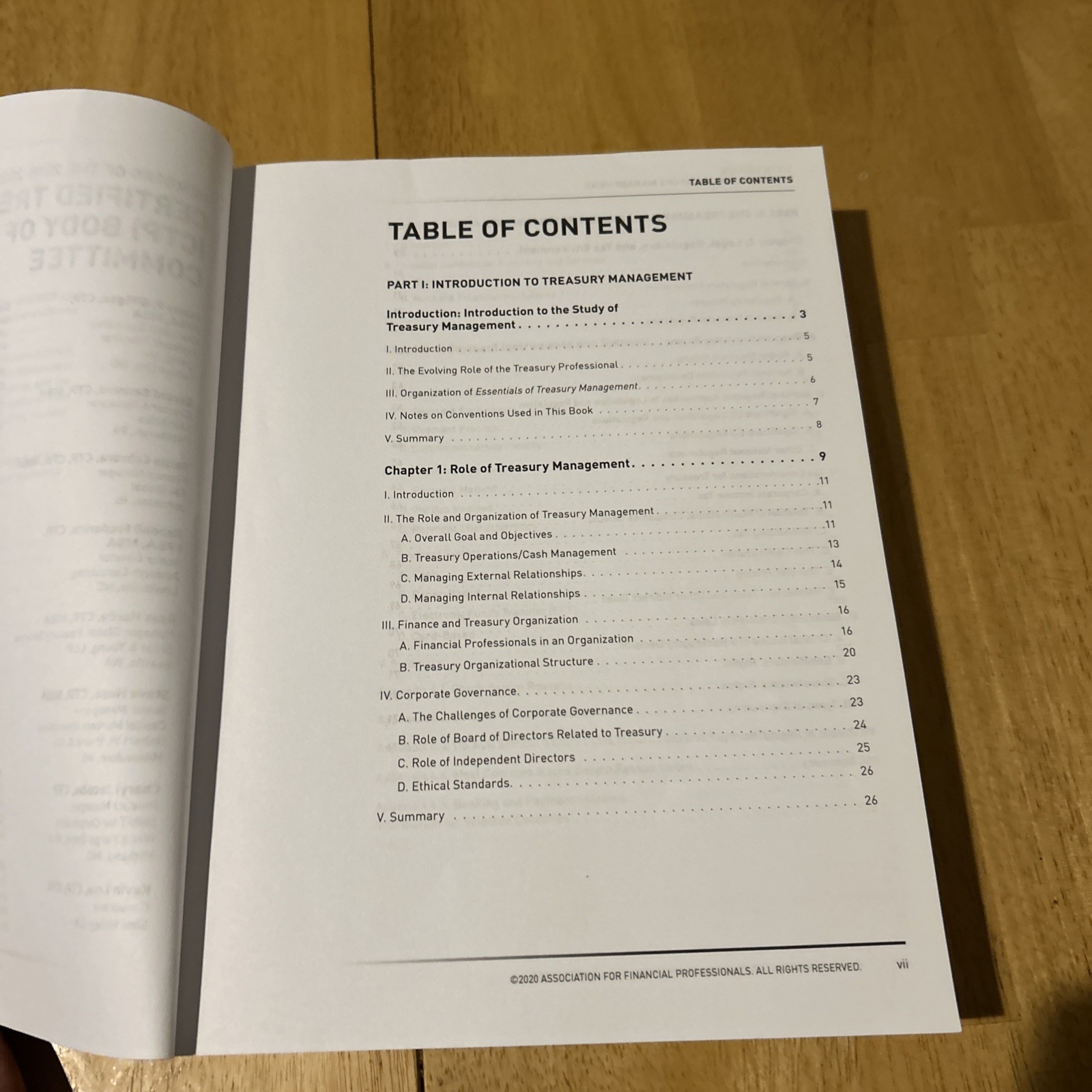 Essentials of Treasury Management, CTP Body of Knowledge, 6th Ed, 2nd Print 2020