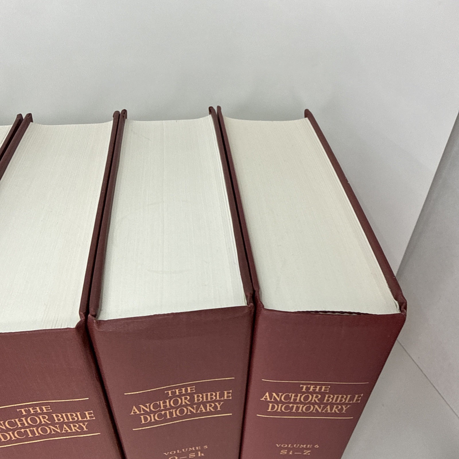 Anchor Bible Dictionary 6 Vol Set First Edition 1992 Doubleday Freedman VGC++