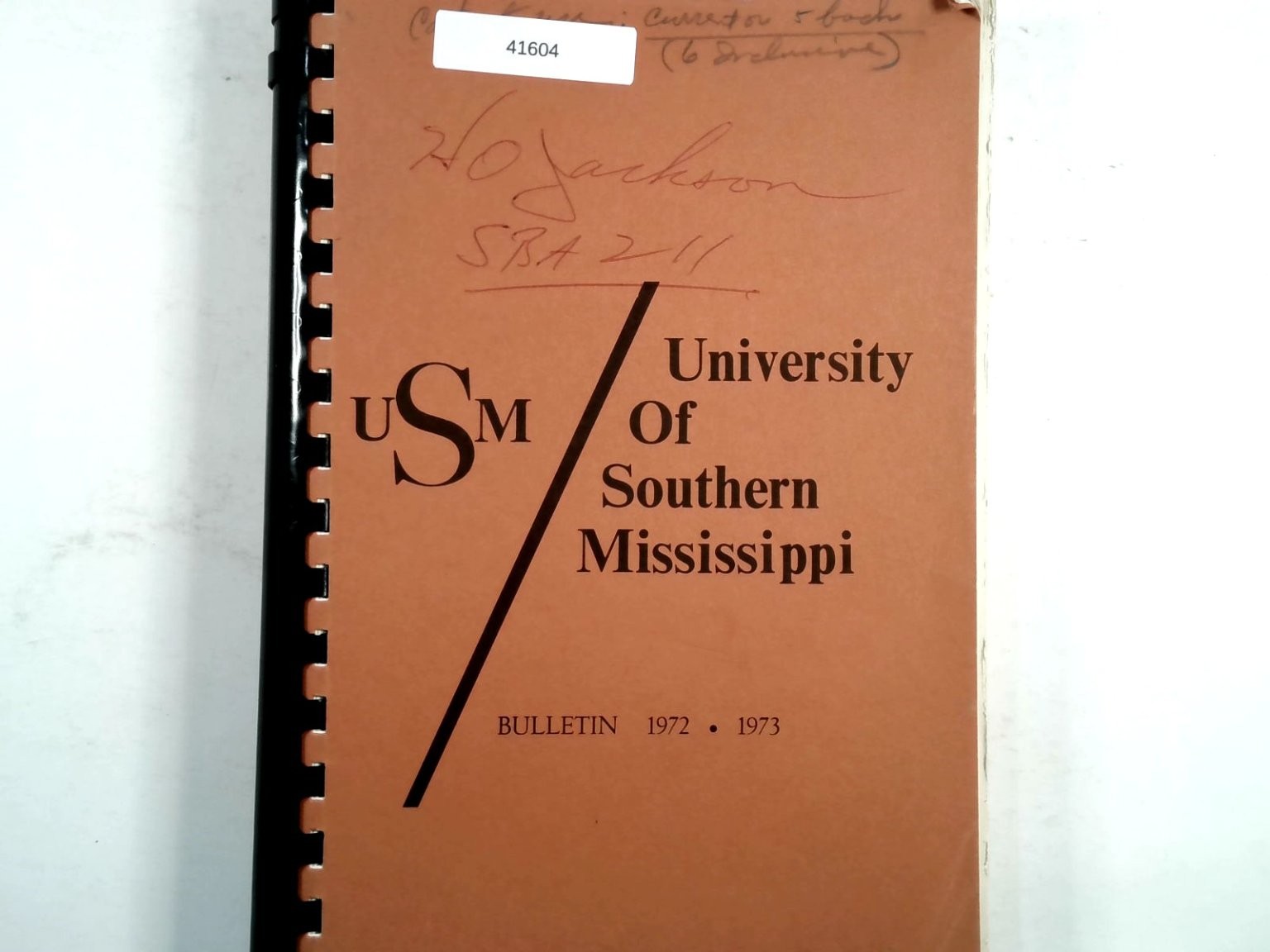 USM Bulletin 1972-1973 University of Southern Mississippi General Catalog