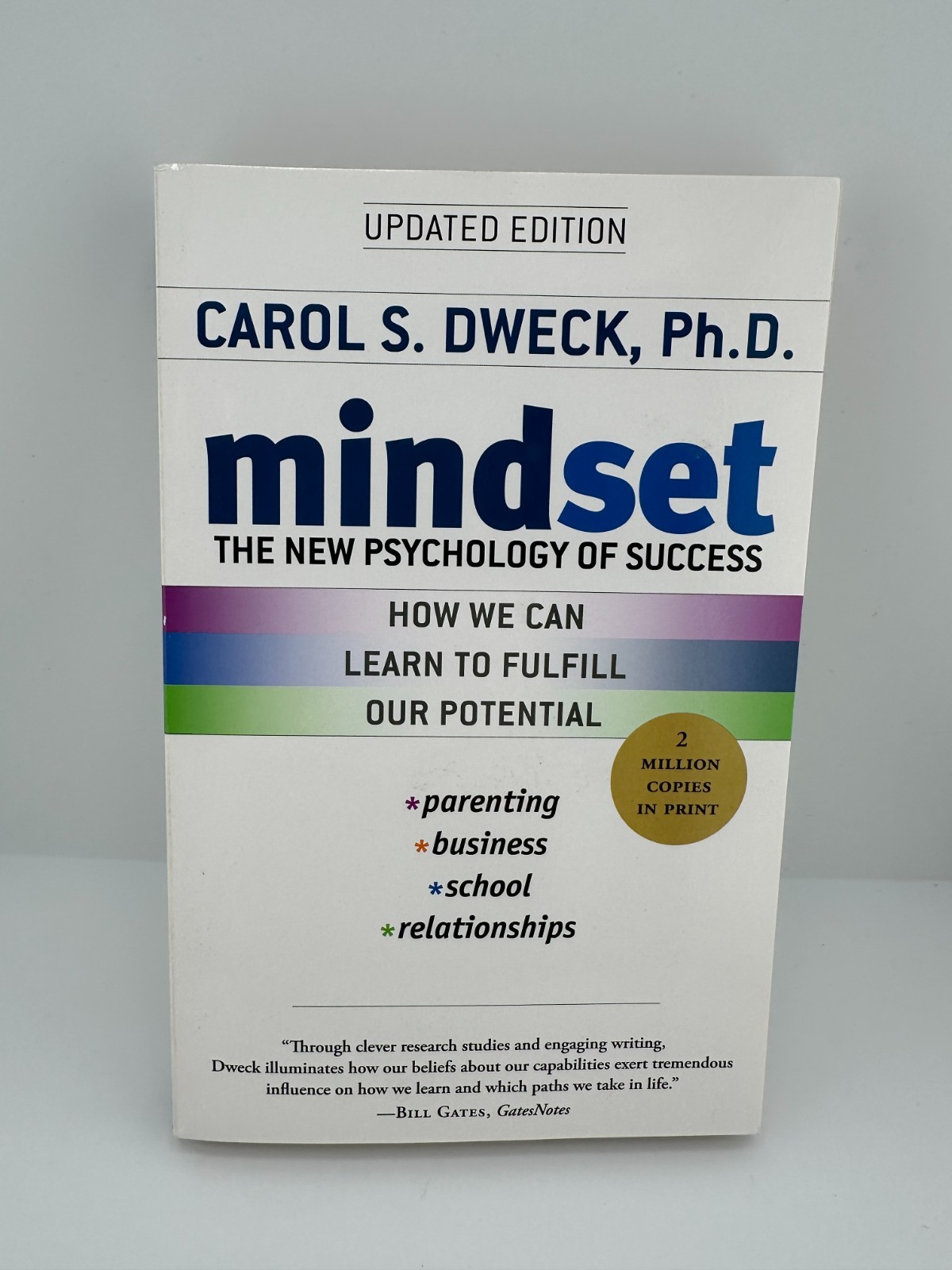 Mindset The New Psychology of Success Updated Edition Carol S Dweck Paperback