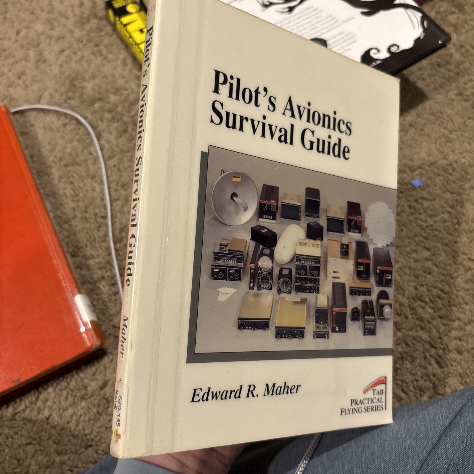 Pilot’s Avionics Survival Guide Paperback Edward R. Maher, Ex Lib Very Good Rare