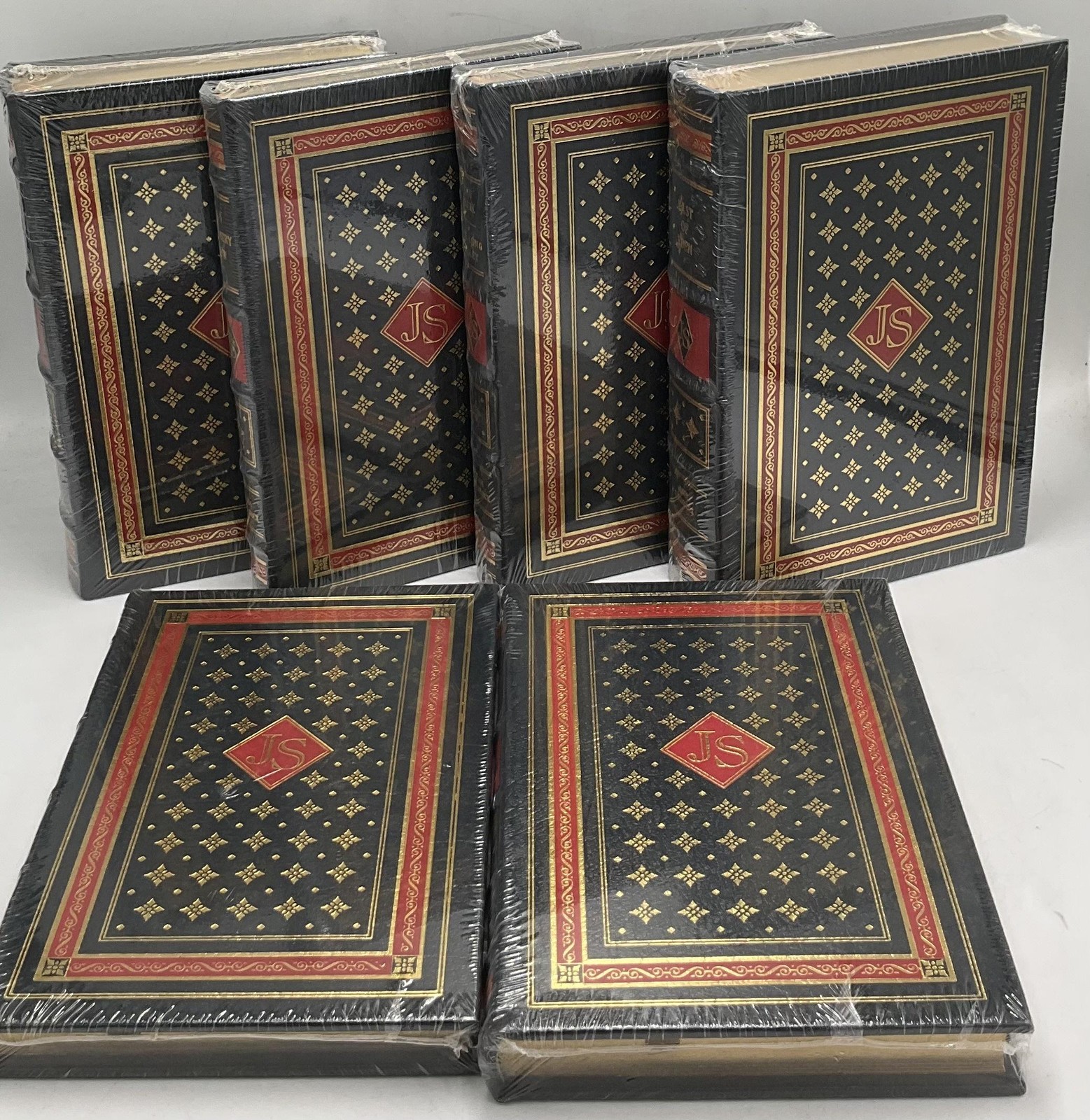 New- Sealed- John Steinbeck Leather Bound Set Of 6 books Hardcover