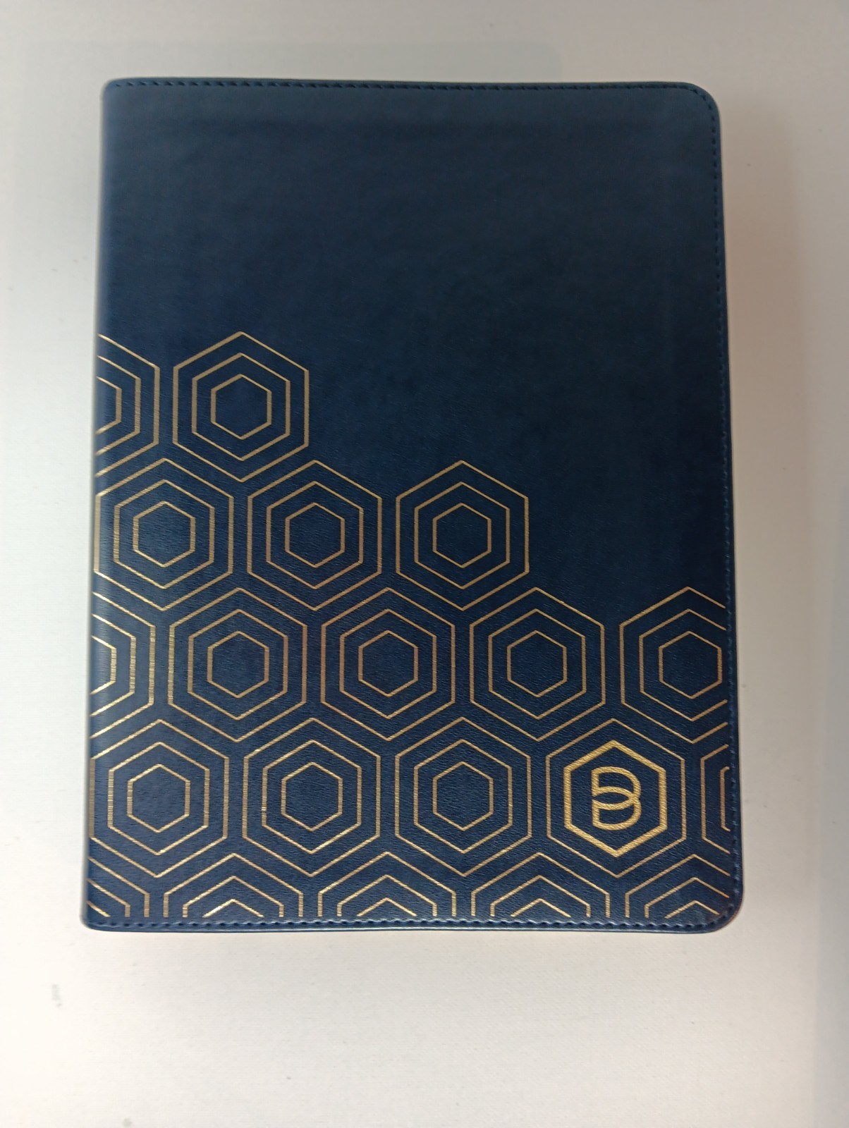 One Step Closer Bible NLT – Navy LeatherLike, Candace Cameron Bure + Index Tabs