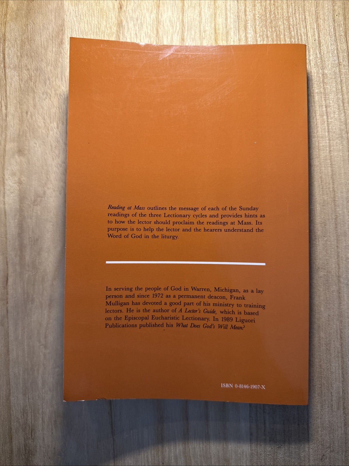 Reading at Mass : Guidelines for the Lector by Frank Mulligan (1989, Trade…