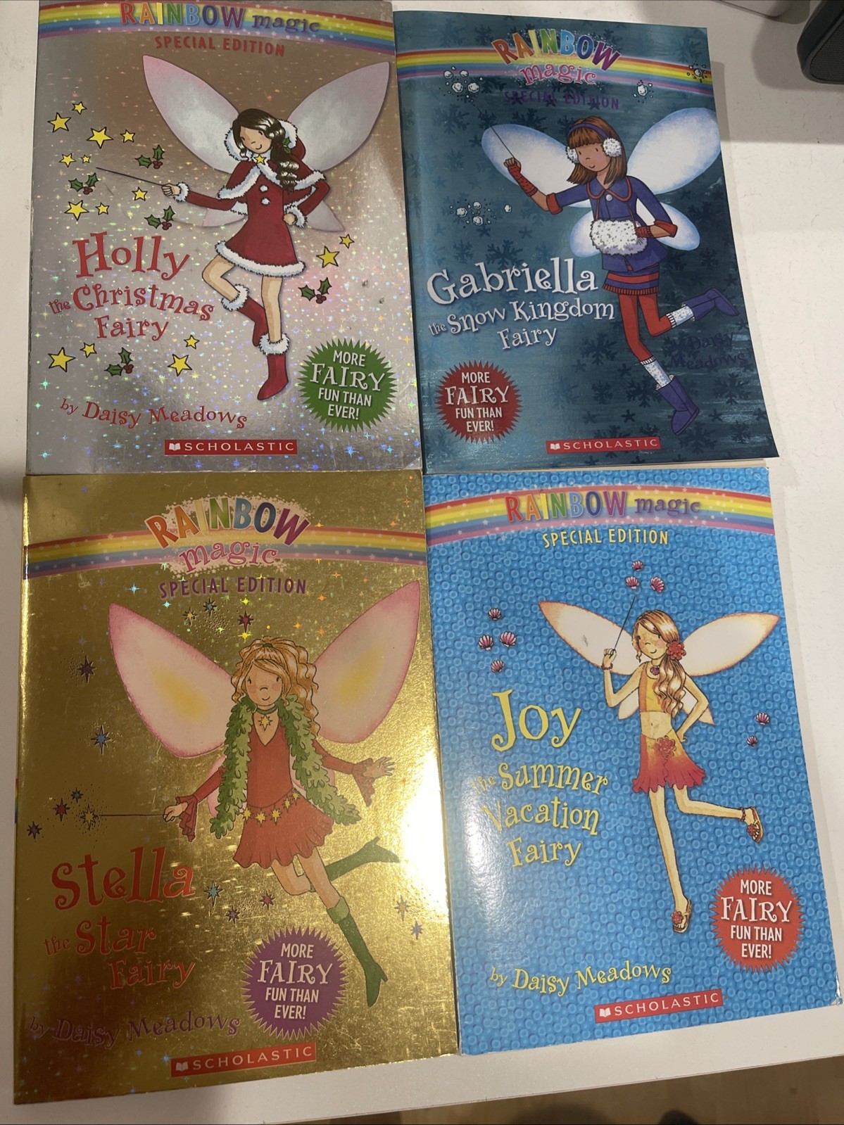 Rainbow Magic Special Edison 4 Books by: Daisy Meadows