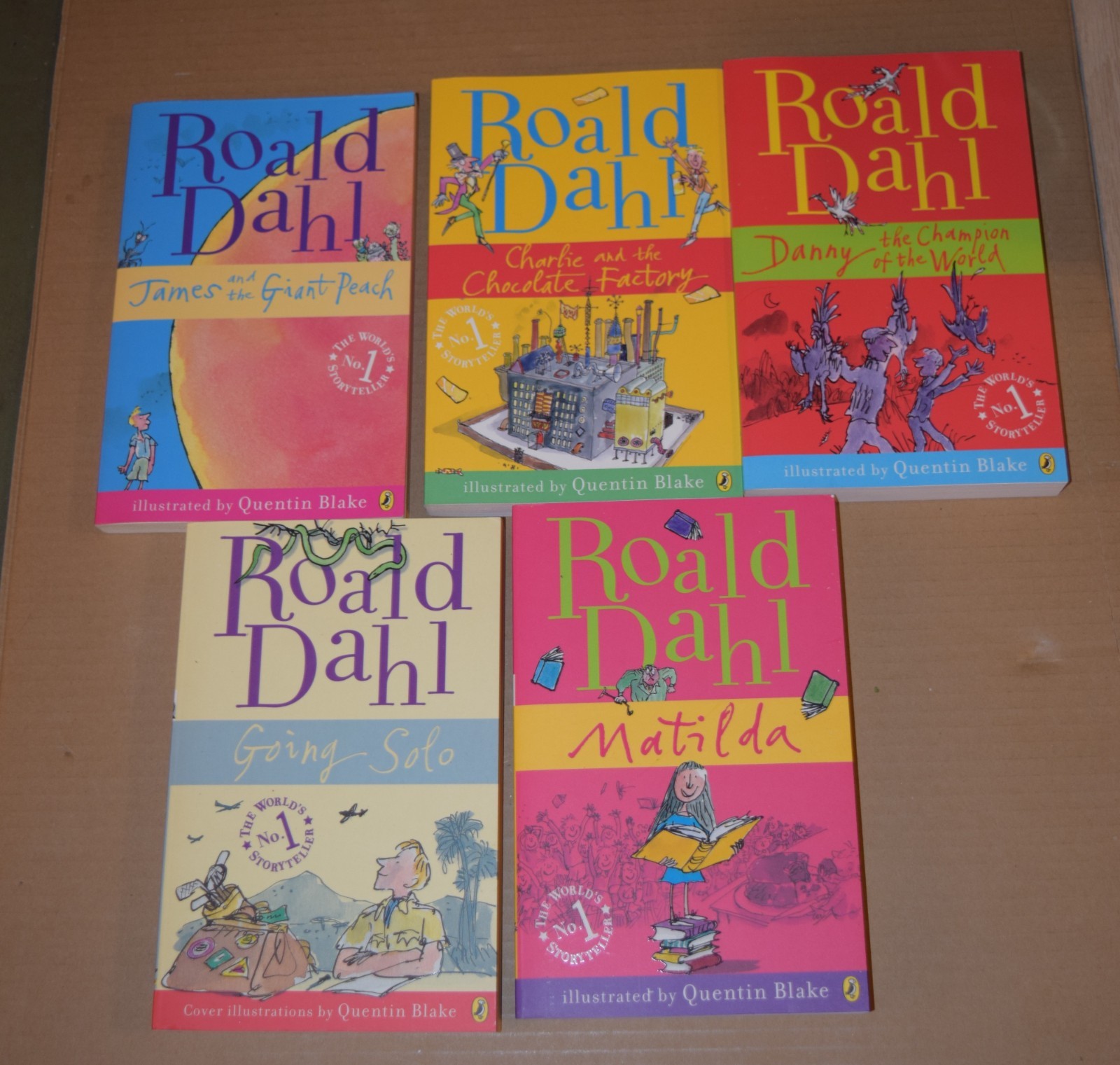 Roald Dahl Collection Library 5 PB Book Children’s Lot Like New