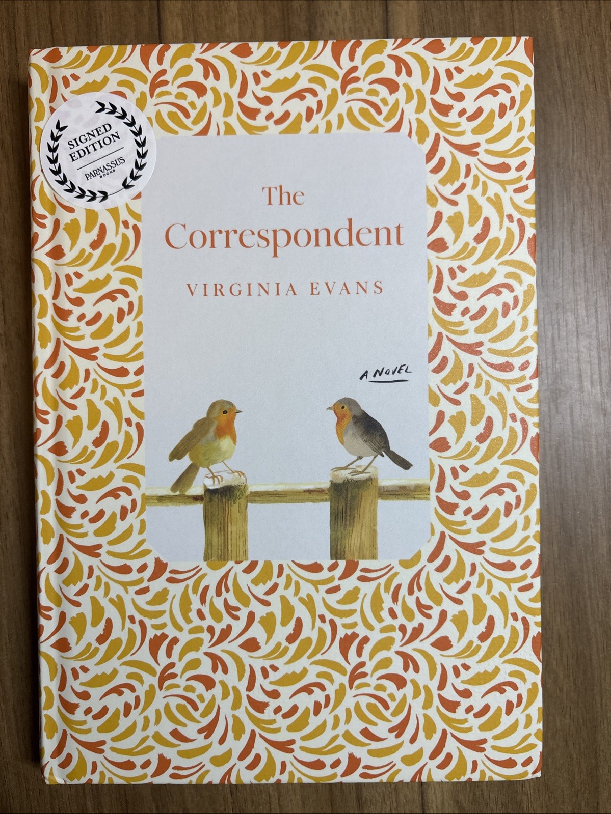 SIGNED Virginia Evans “The Correspondent” 2026 First Deluxe Edition HC 1st Print