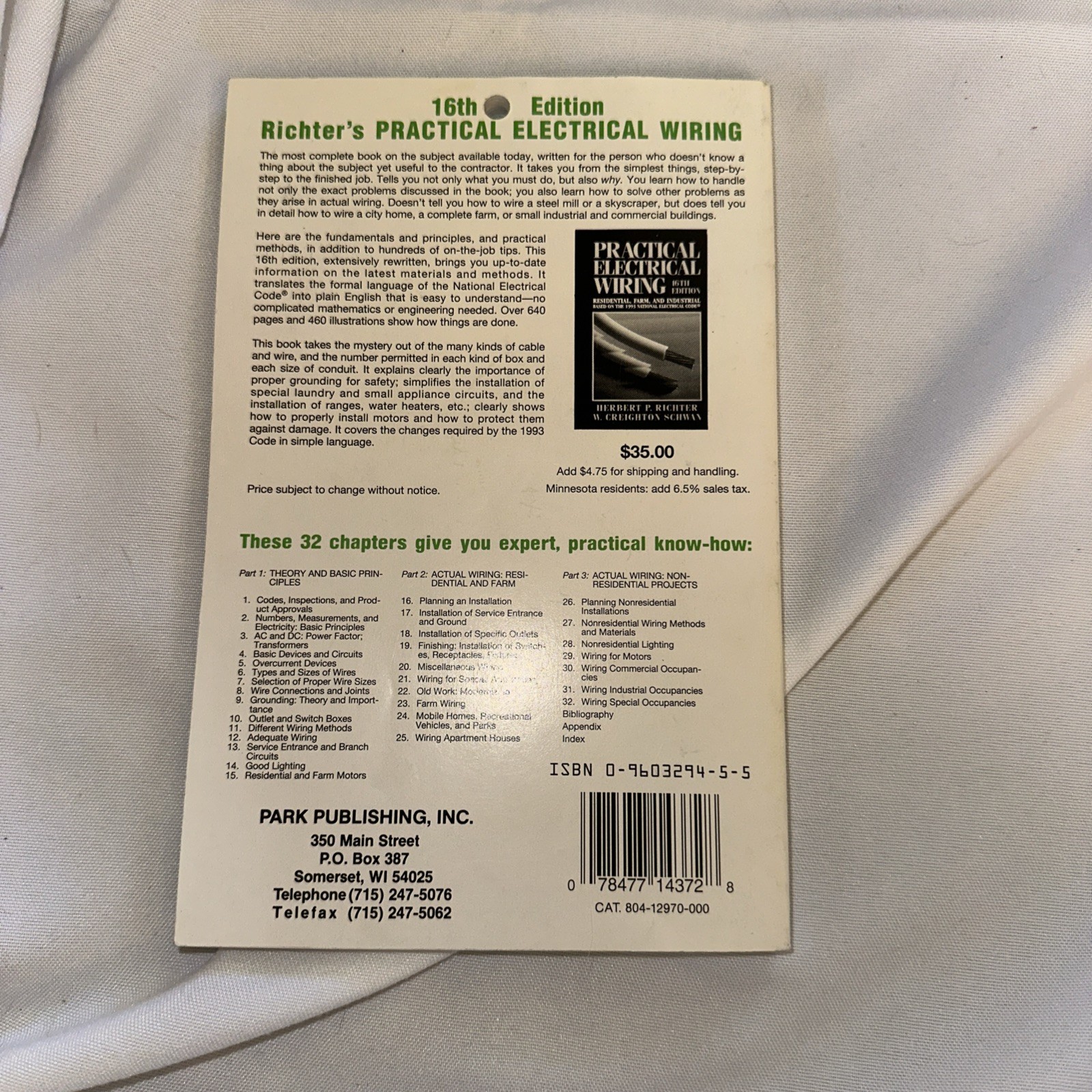 Wiring Simplified : Based on 1993 Code by Herbert P. Richter and W. C. Schwan…