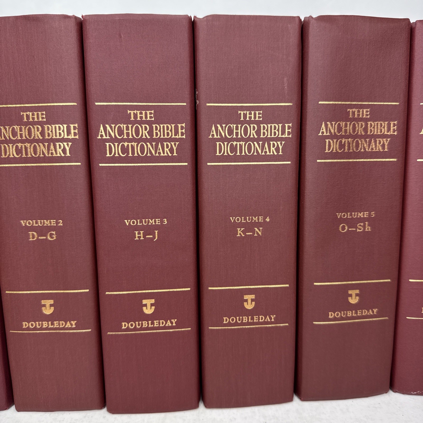 Anchor Bible Dictionary 6 Vol Set First Edition 1992 Doubleday Freedman VGC++