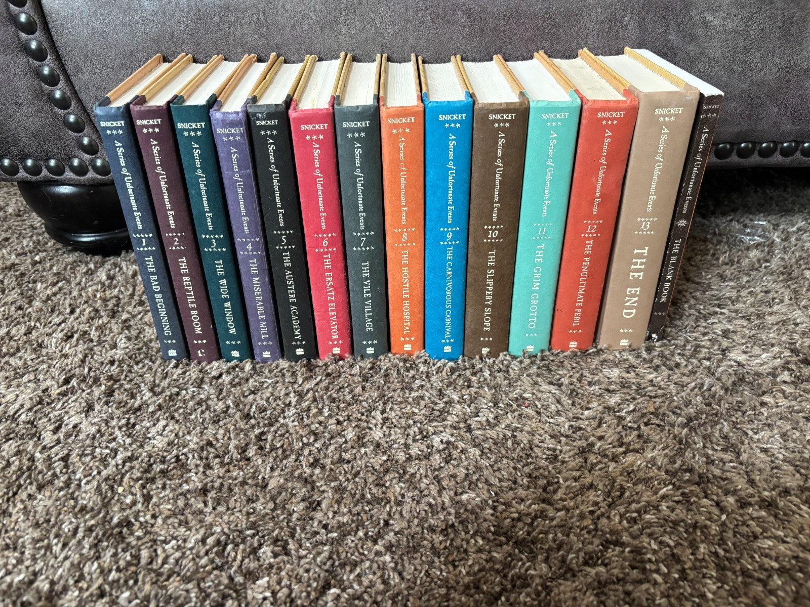 Lemony Snicket Series of Unfortunate Events Complete Set 1 – 13 Hardcover 1st Ed