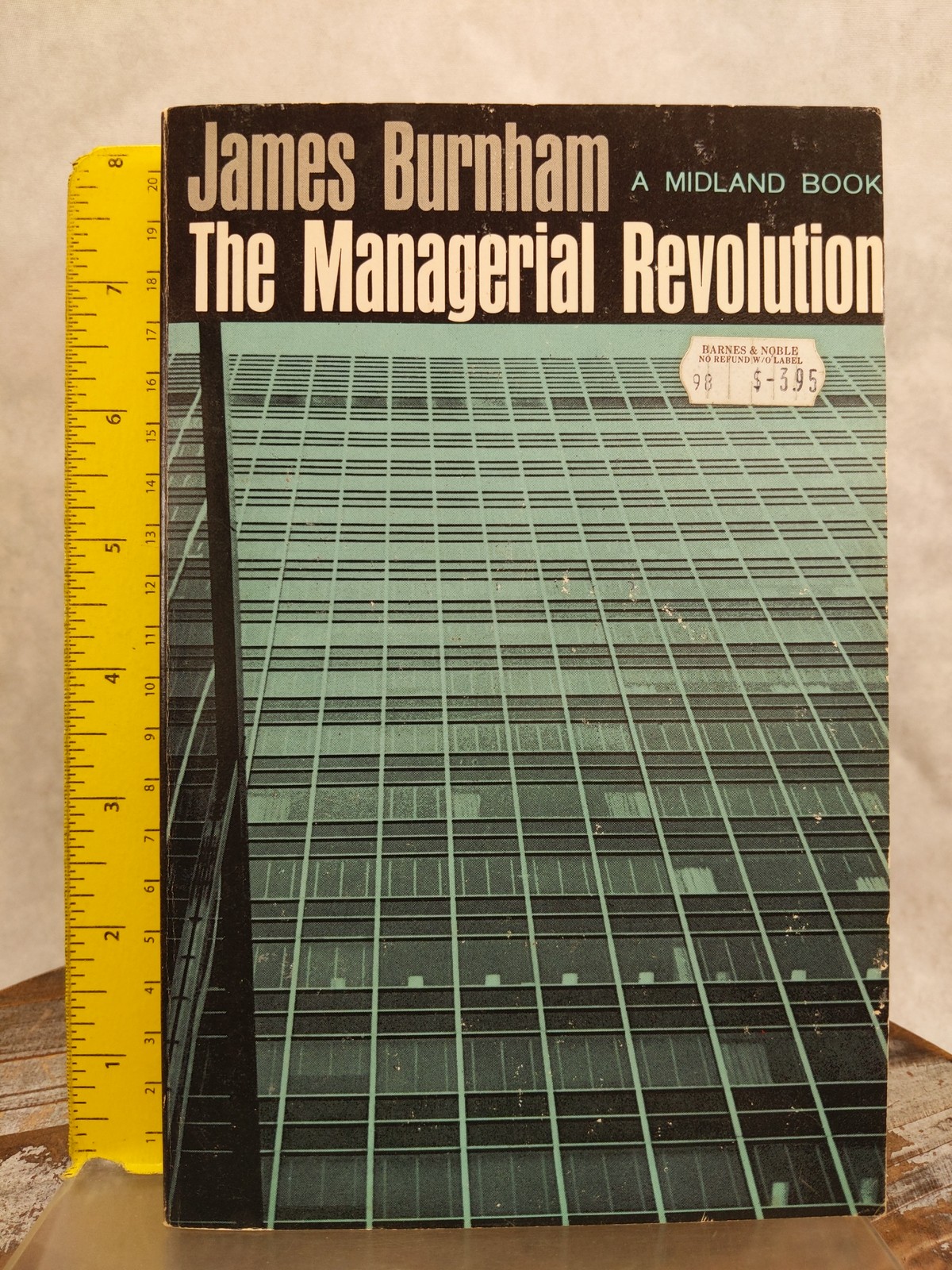 Managerial Revolution A Midland Book by James Burnham 1960 Paperback Book