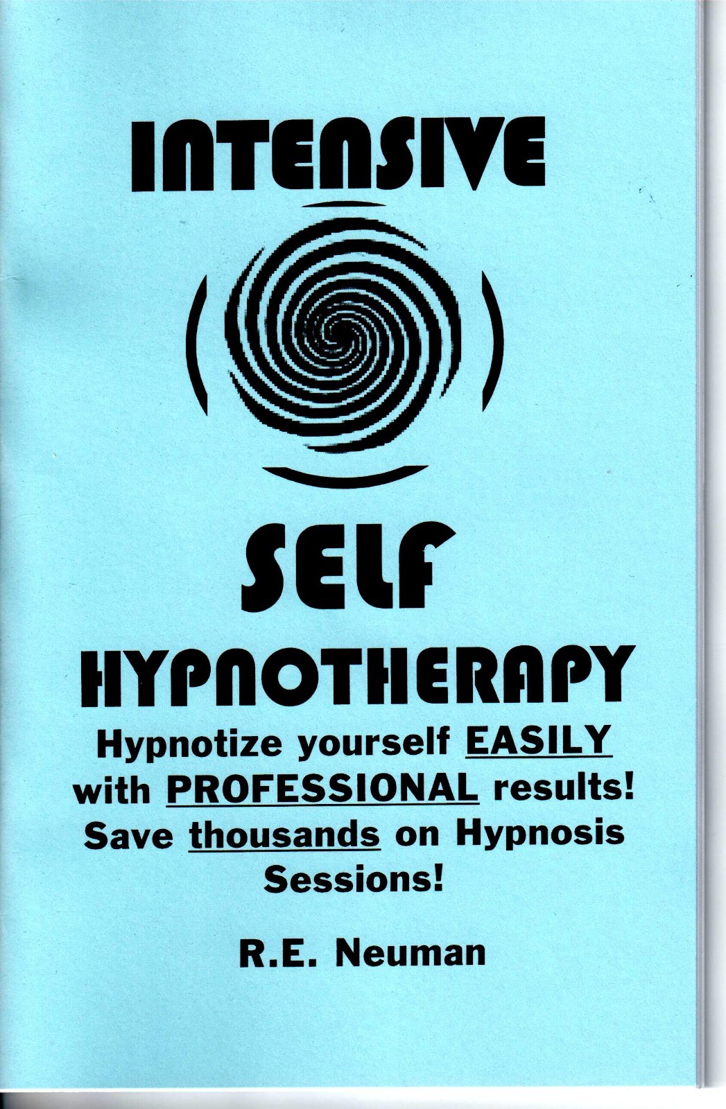 INTENSIVE SELF HYPNOTHERAPY book hypnosis subconscious trance