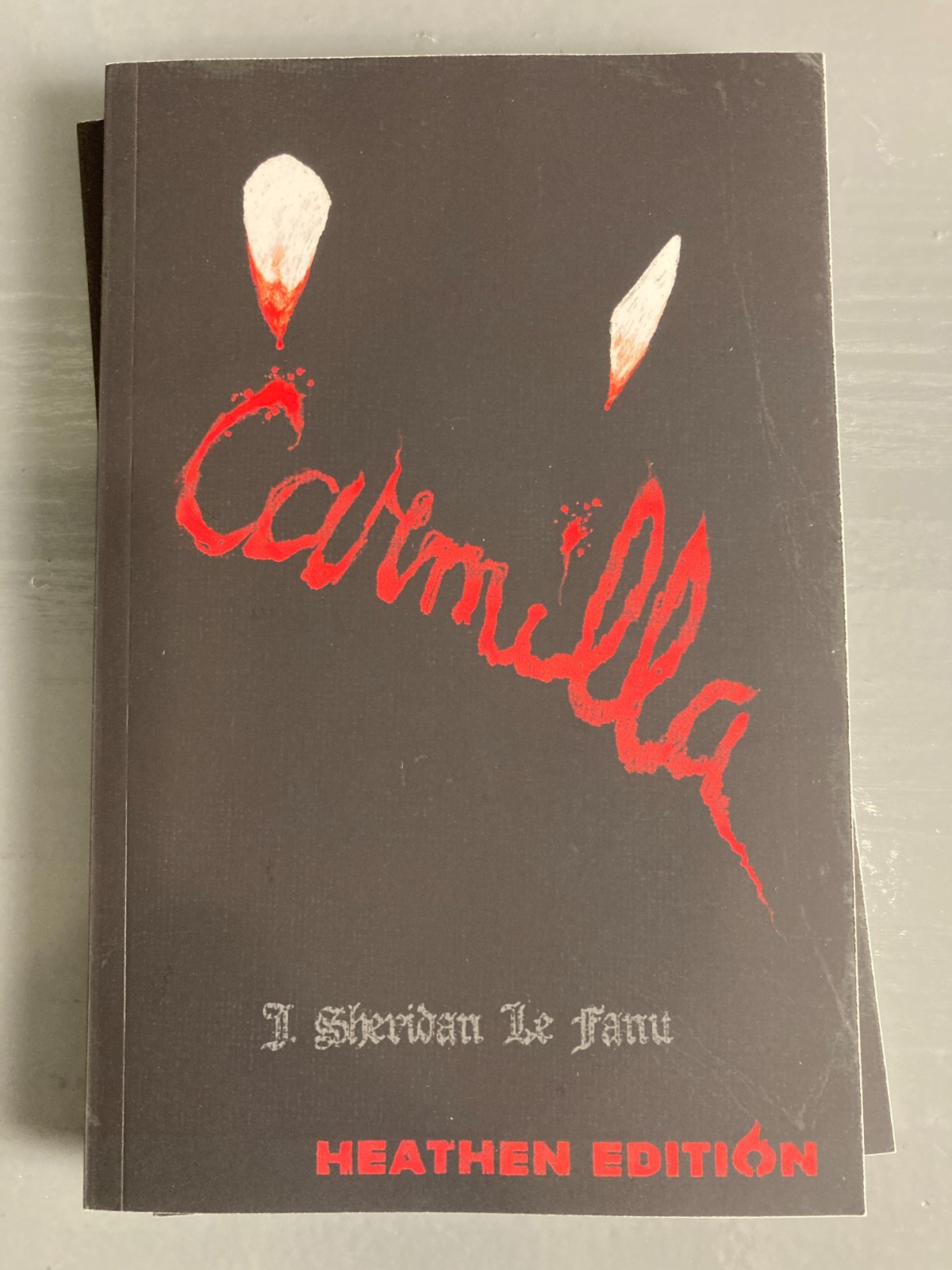 Carmilla by J. Sheridan Le Fanu (Heathen Edition) Paperback MISPRINTED MISFIT