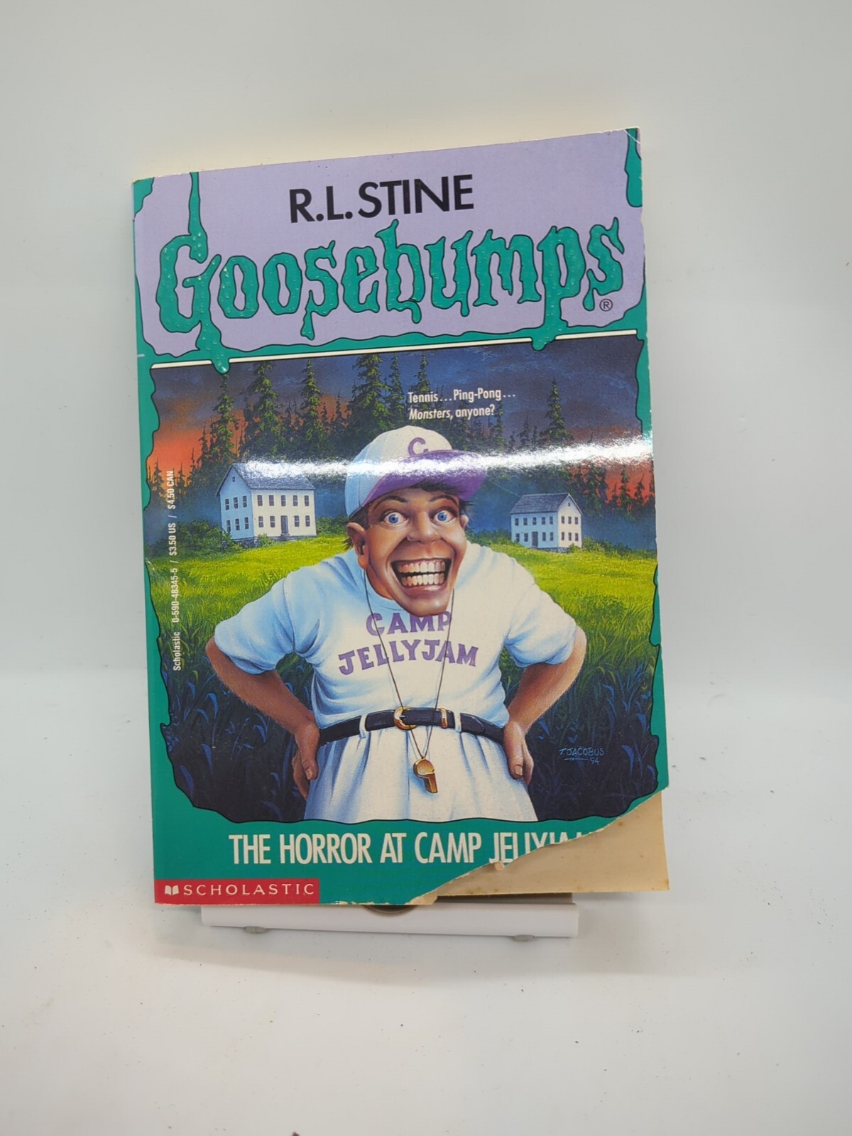 Goosebumps Ser.: The Horror at Camp Jellyjam by R. L. Stine (1995, Trade…