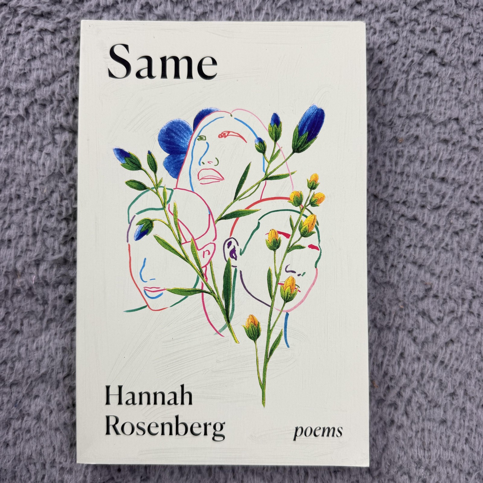 Same Hannah Rosenberg Poetry Book Trade Paperback St. Martin’s Griffin Poems