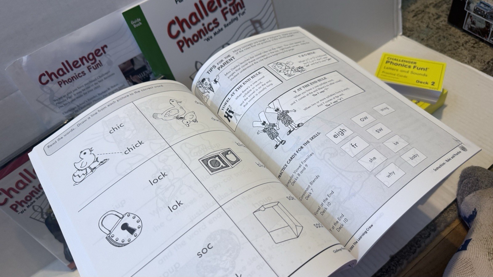 Challenger Phonics Fun Learning Set DVDs Books Cards Readers Incomplete Some New
