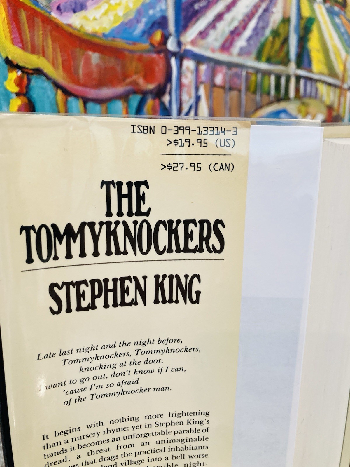 NICE! Stephen King The Tommyknockers TRUE 1st Editions $19.95 PUTNAM