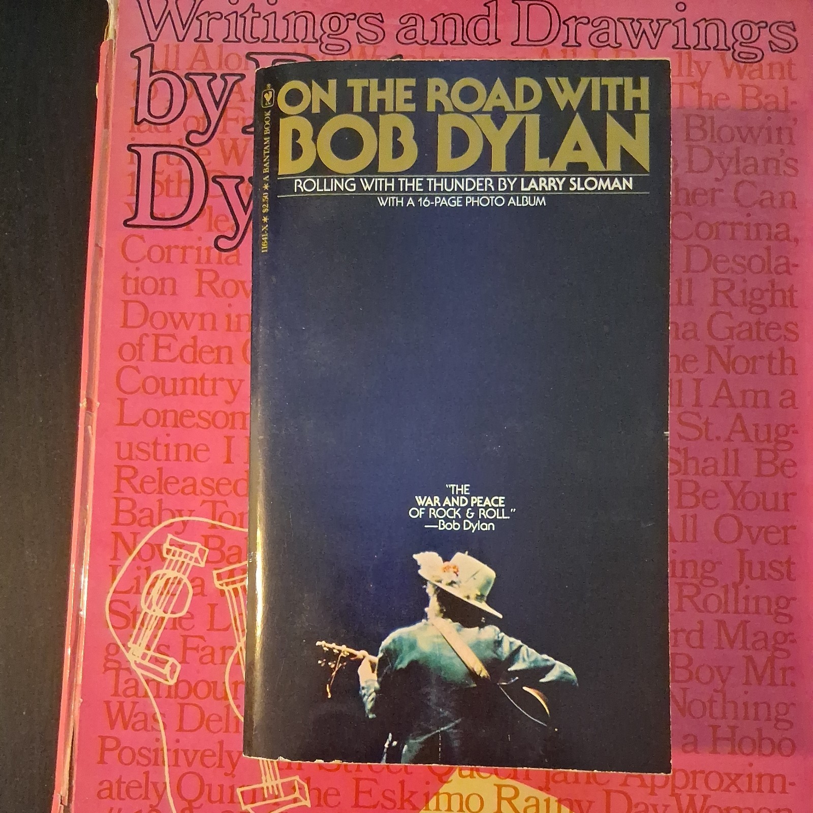 On The Road With Bob Dylan by Larry “Ratso” Sloman 1978 Paperback 1st Edition