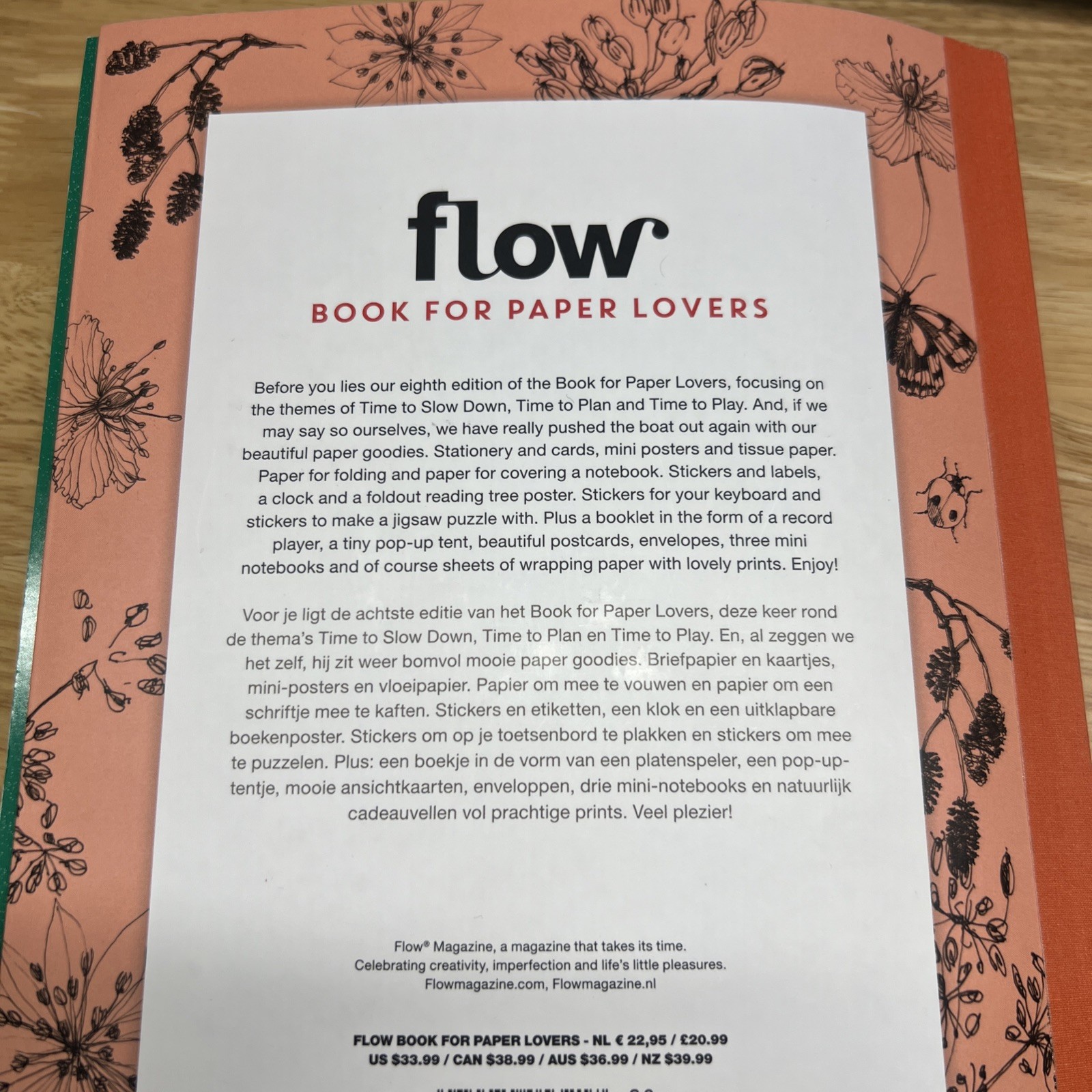 2024 FLOW Magazine BOOK FOR PAPER LOVERS 300+ Pages Of PAPER GOODIES