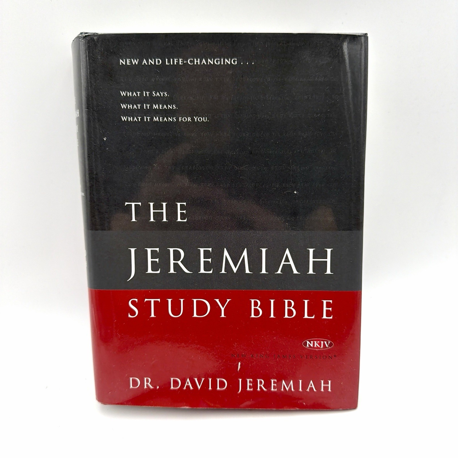 The Jeremiah Study Bible by Dr. David Jeremiah NKJV 2013 HC/DJ