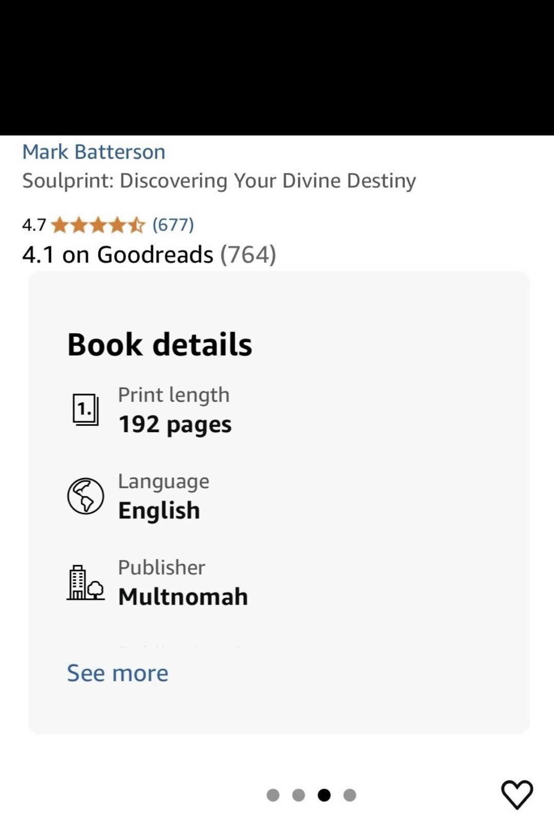 Soulprint: Discovering Your Divine Destiny By Mark Batterson