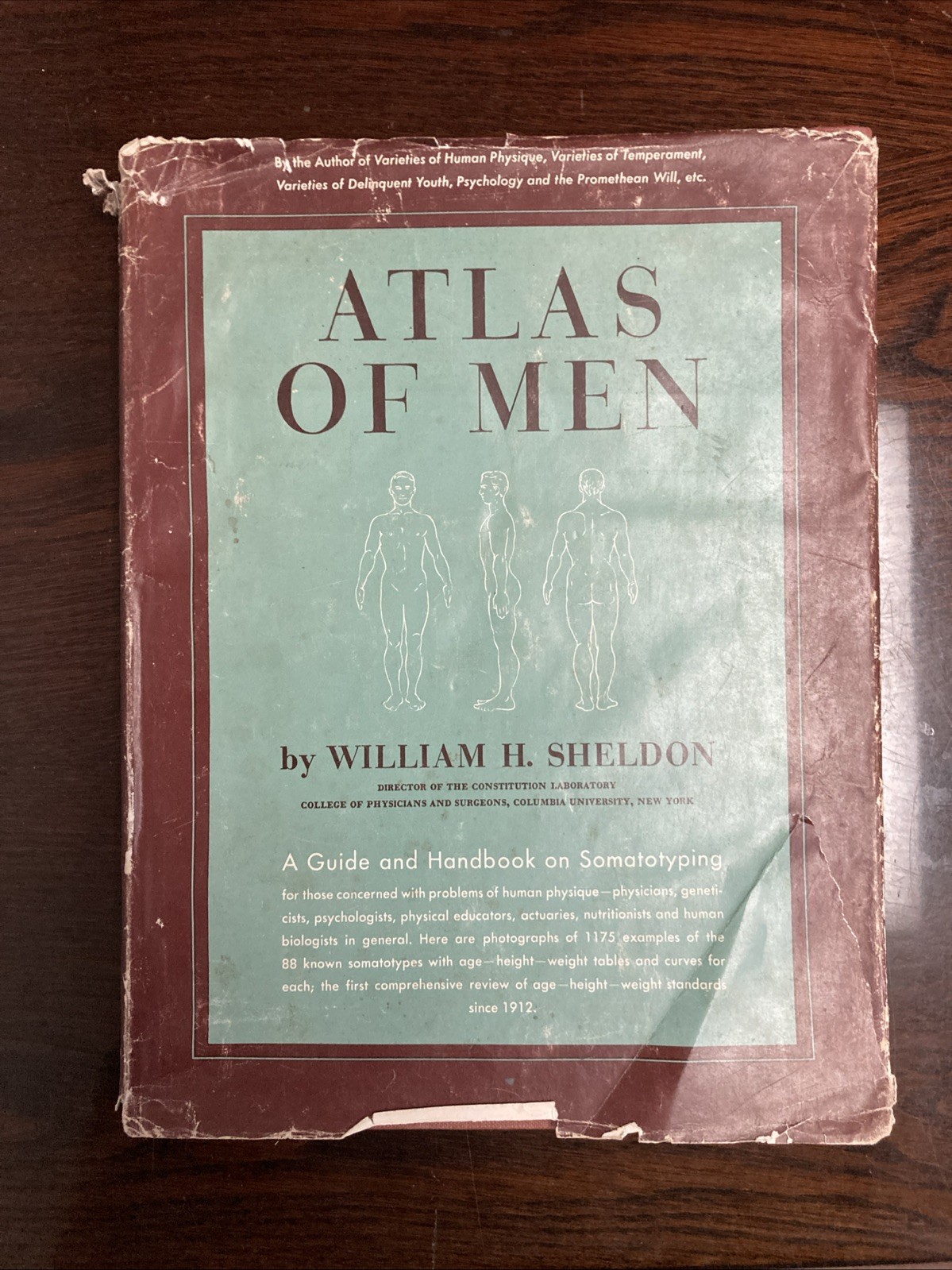 Atlas Of Men A Guide For Somatotyping The Adult Male At All Ages