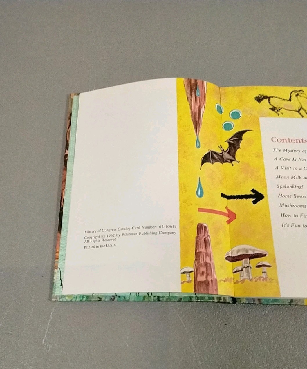 Caves And Their Mysteries By James E. McClury Whitman Publishing 1962 Nice Cond