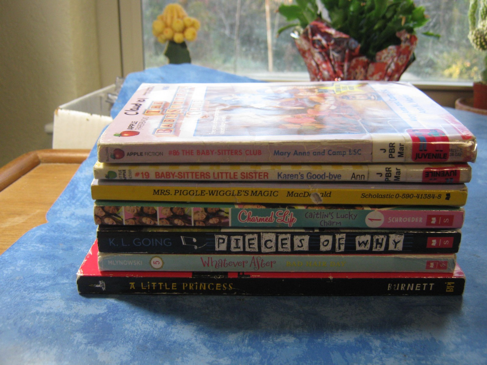 LOT OF 7 CHAPTER BOOKS FOR GIRLS SC Babysitters A LITTLE PRINCESS Charmed Life