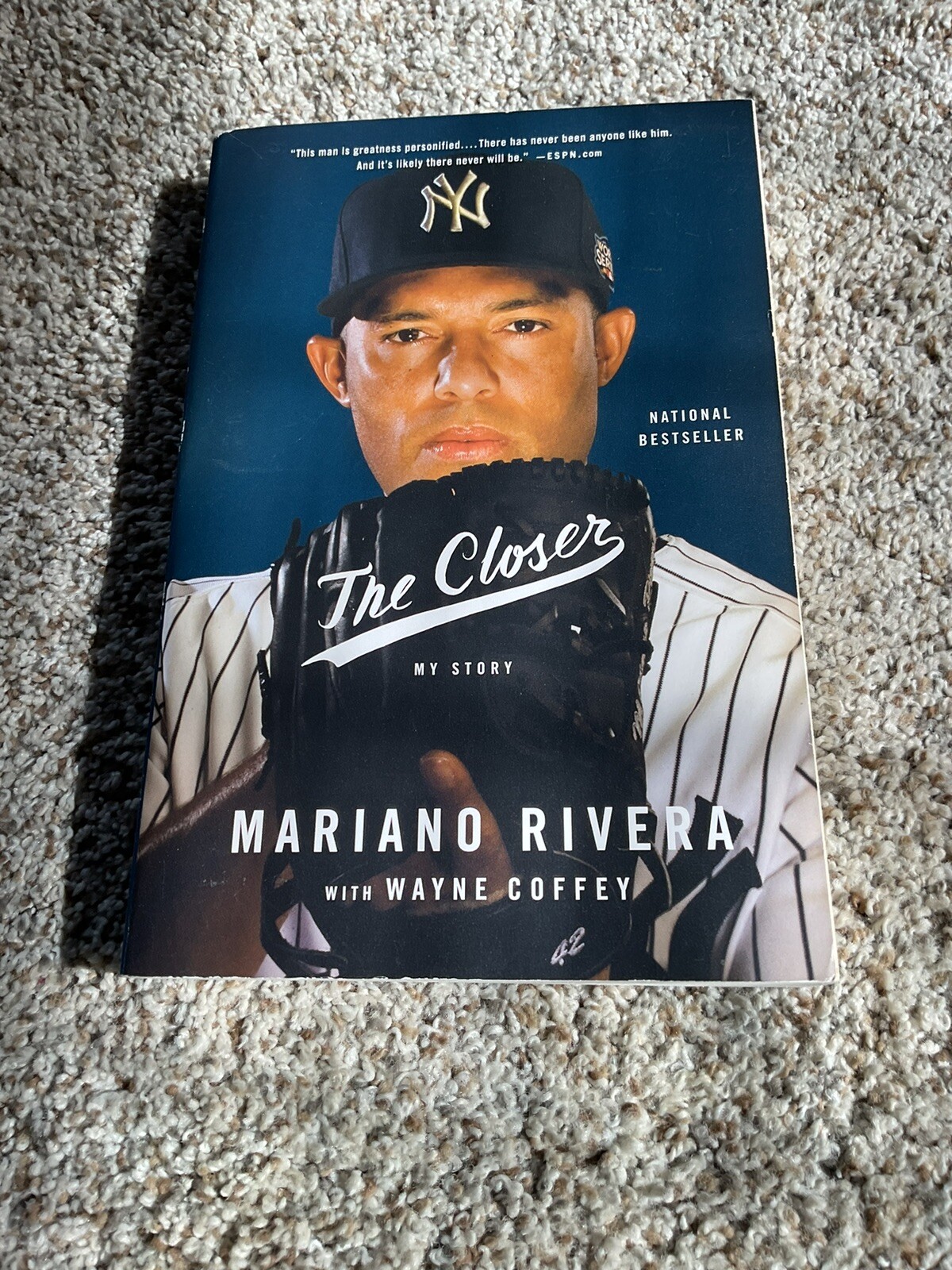 The Closer by Rivera, Mariano, Hardcover New York Yankees.