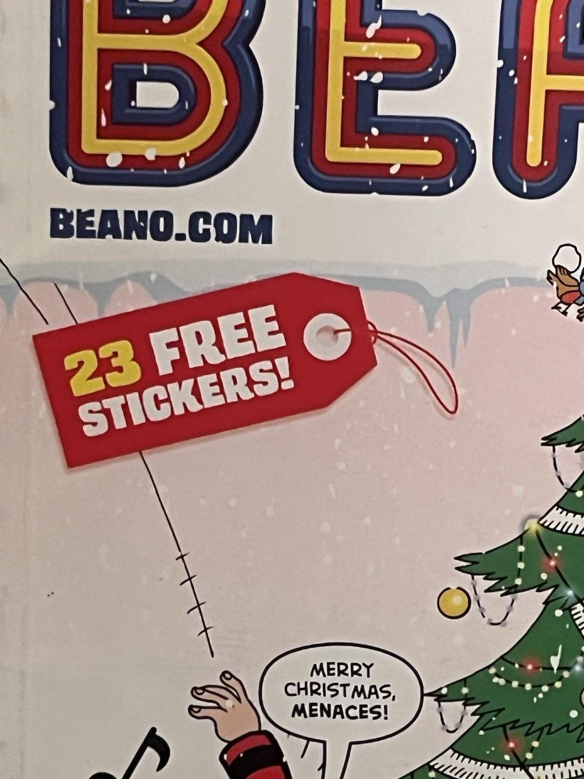 Beano Christmas Special 2018 by Beano Book with 23 Stickers 68 pages Festive Fun