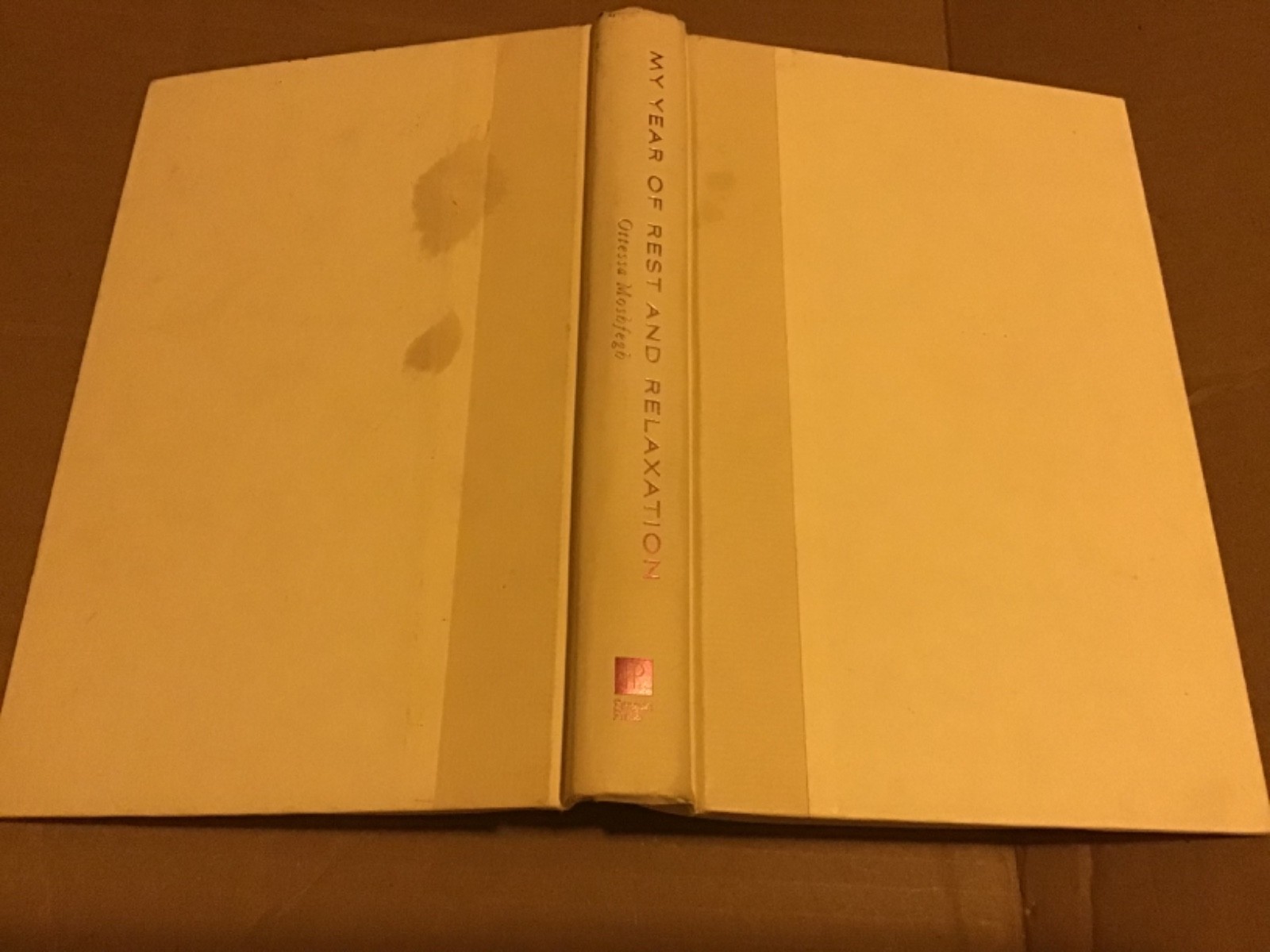 My Year of Rest and Relaxation by Ottessa Moshfegh-Hardcover-GOOD-NO Dust Jacket