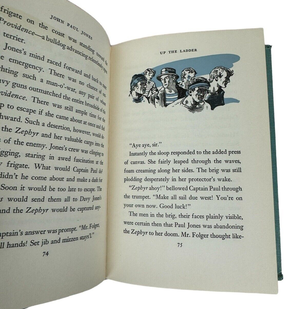 John Paul Jones Fighting Sailor Hardcover Book By Armstrong Sperry 1953