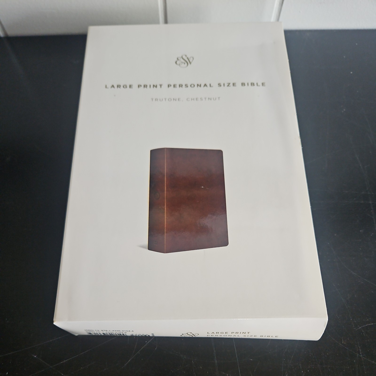 ESV Large Print Personal Size Bible, Red Letter (TruTone, Chestnut) by Not…