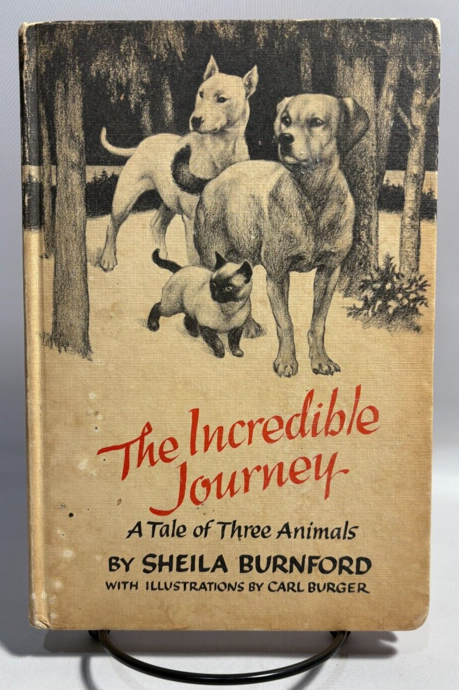 The Incredible Journey by Sheila Burnford, 1961 Young America Book Club Edition