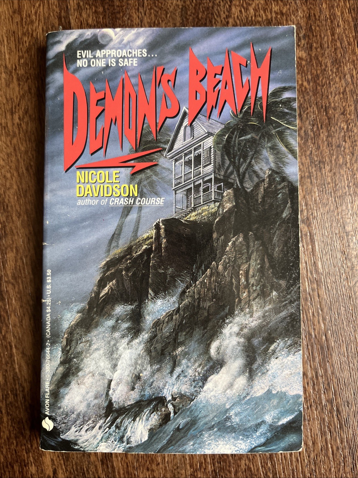Demon’s Beach by Nicole Davidson YA Horror Avon Flare Vintage Paperback