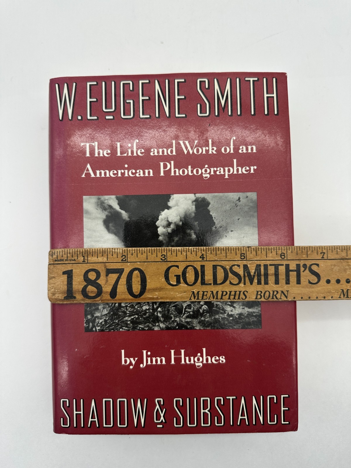 W Eugene Smith Shadow & Substance Jim Hughes HC DJ 1989 Photo Bio