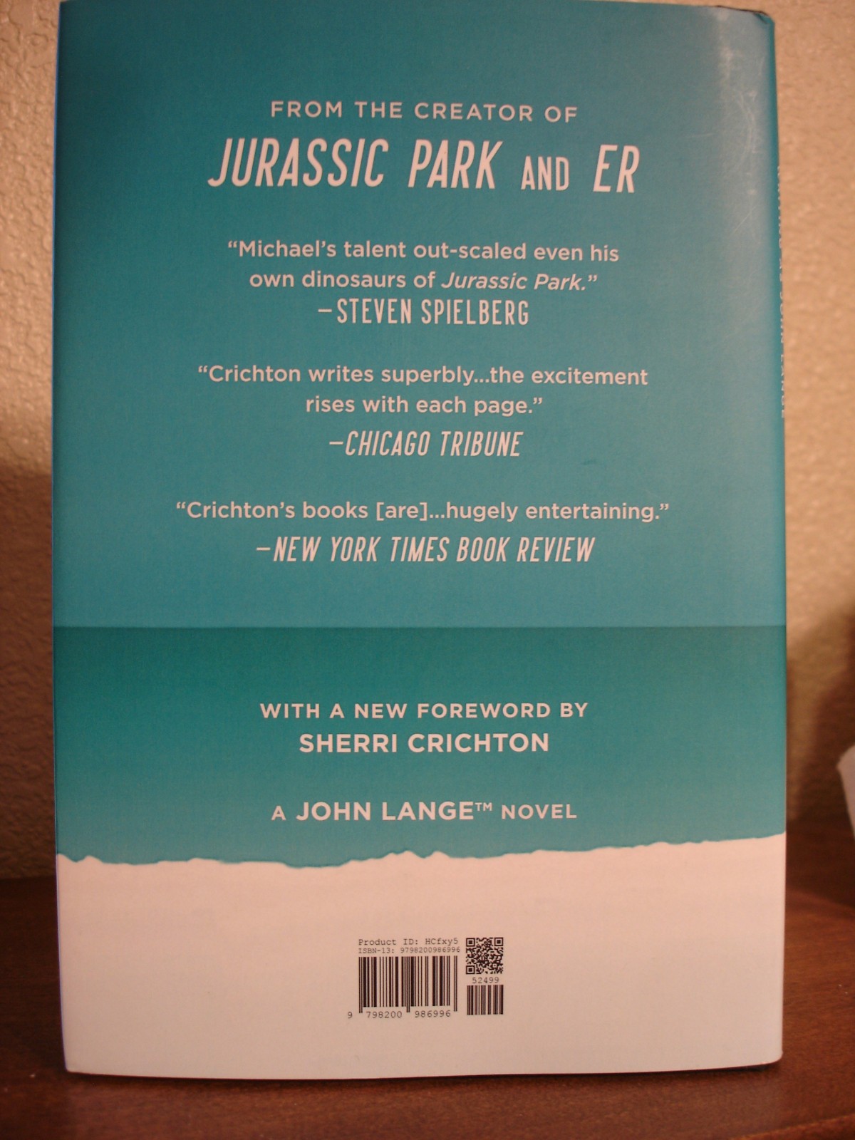 Zero Cool – Michael Crichton writing as John Lange – HC/DJ – like new