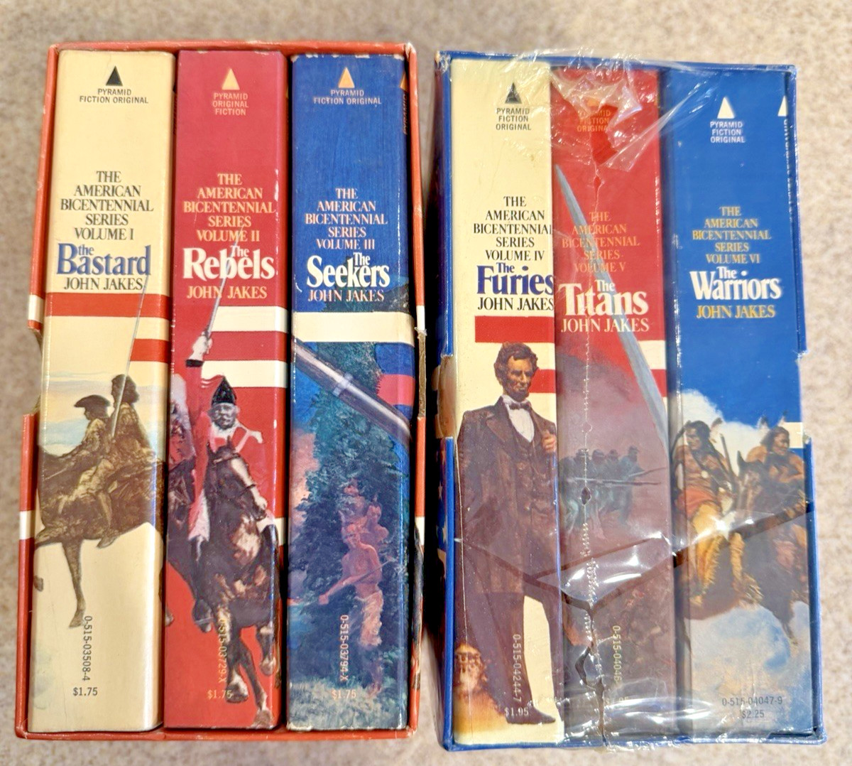 John Jakes Kent Family Chronicles American Bicentennial Sets 1 & 2, Books 1 – 6