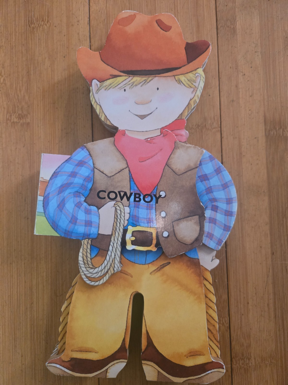 YOUNG KIDS BOOK-Cowboy by Giovanni Caviezel (2009, Children’s Board Books)