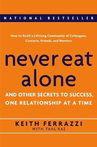 Never Eat Alone: And Other – Hardcover, by Ferrazzi Keith; Raz – Very Good l